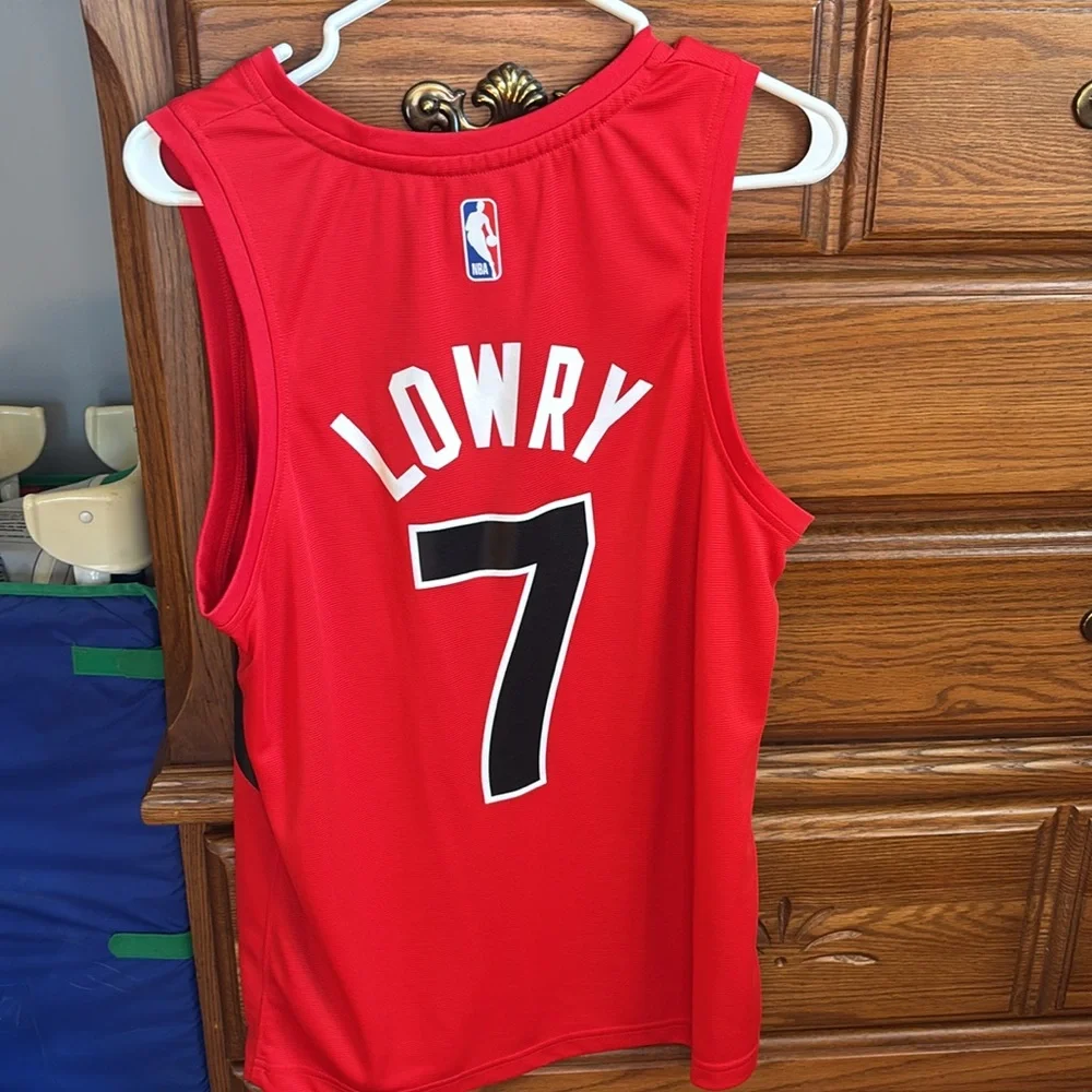 Red Raptors Basketball Jersey - Picture 2 of 4